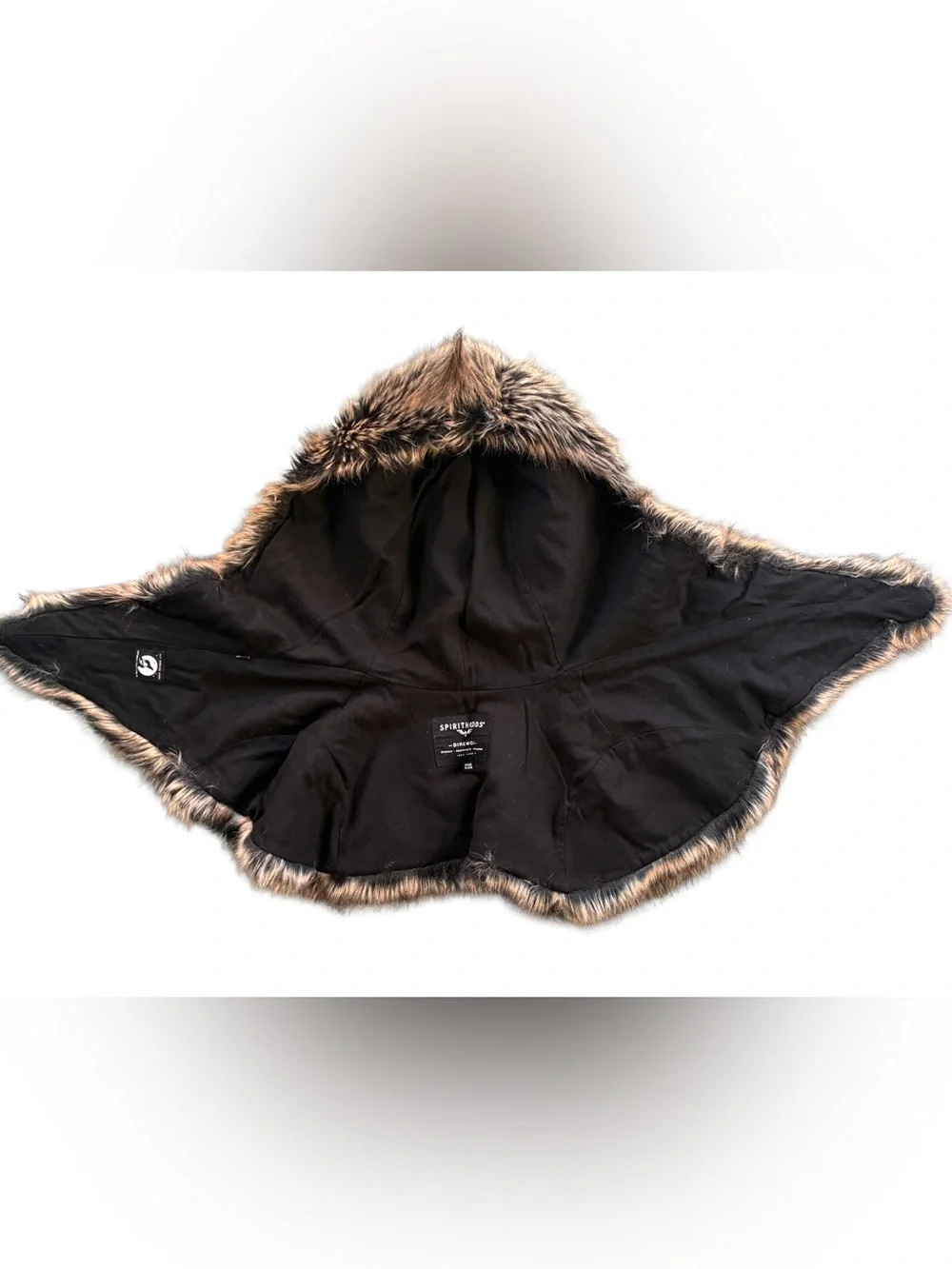 SpiritHoods Direwolf Faux Fur Hooded Shawl Scarf – One Size